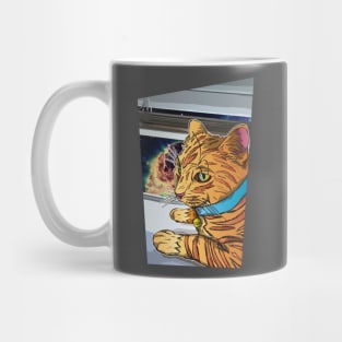 Grunge Cat Yuki Mug